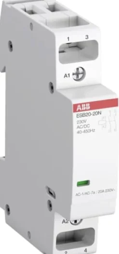 ABB Brumfri Kontaktor 2NO 230V AC/DC