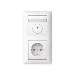 ABB Saga Timer med 1-vägsuttag 2-fack