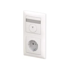 ABB Saga Timer med 1-vägsuttag 2-fack