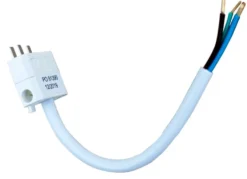 Airam DCL stickpropp 2 pol + jord med 15cm kabel 3G0,75