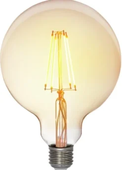 Airam LED Glob 125 Amber 7W E27 3-step Dim