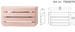 Airam Saunaled Bastulampor IP65