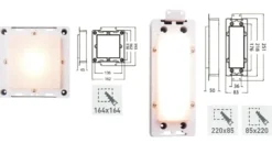 Airam Saunaled Bastulampor IP65