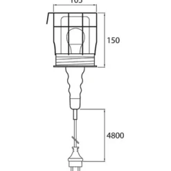 Airam Work Light IP54 Arbetslampa