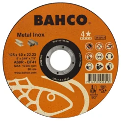Bahco Kapskiva 125x1.0 Metall/Rostfritt Stål