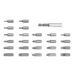 Bits Set 26 delar med 1 handtag