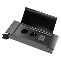Bordsmodul 2-vägs med lock + USB-A/C
