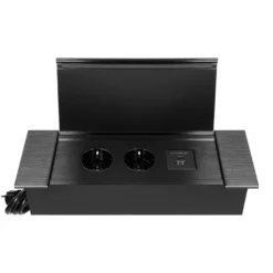 Bordsmodul 2-vägs med lock + USB-A/C