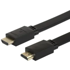 Deltaco HDMI Kabel 2.1 8K Platt 3m Svart