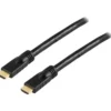 Deltaco HDMI Kabel 1.4 4K Rund 25m Svart