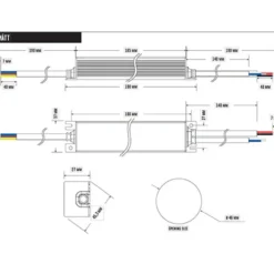 Designlight D-DC36W12D-2 Drivdon 12V 60W IP66 Dim