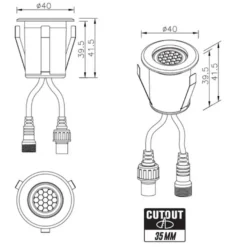 Designlight Decky Decklight 24VDC
