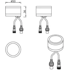 Designlight Decky Markspot 24V DC