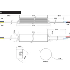 Designlight Driver dimbar 12V 100W IP65