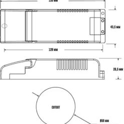 Designlight Driver 24V 20W IP20 Dimbar