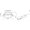 Designlight Tracy Downlight 2CCT 15W Dali