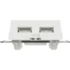 Elko RS Centrumplatta Keystone 2x8 Vinklad Renvit