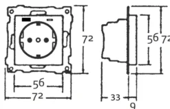 Elko RS 1-vägsuttag + 2xUSB-uttag Typ A+C Renvit