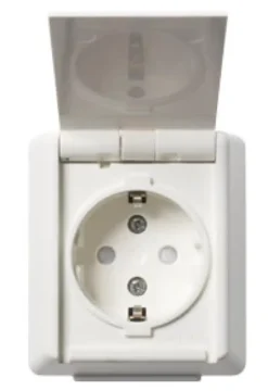 ELKO Uttag IP44 med lock