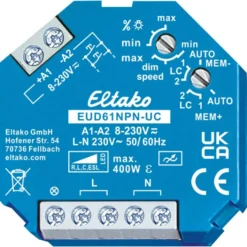 Eltako Dosdimmer UNI + LED EUD61NPN-UC