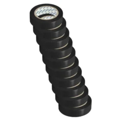 Eltejp 10-pack 15mm 10m Svart