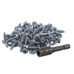 Flexit Plåtskruv Självborrande med bits 100-pack