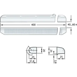 Flexit Spaltventil W400 40cm