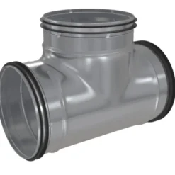 Flexit T-rör med packning Ø125/100mm