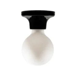 Fotlamphållare Porslin Rak Ø100mm E27