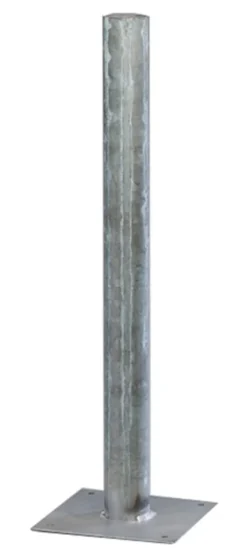 Garo Rörstolpe Ø60mm med fästplatta