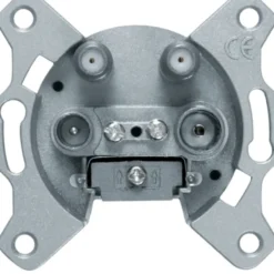 Hager Antennuttag R+TV+SATx2