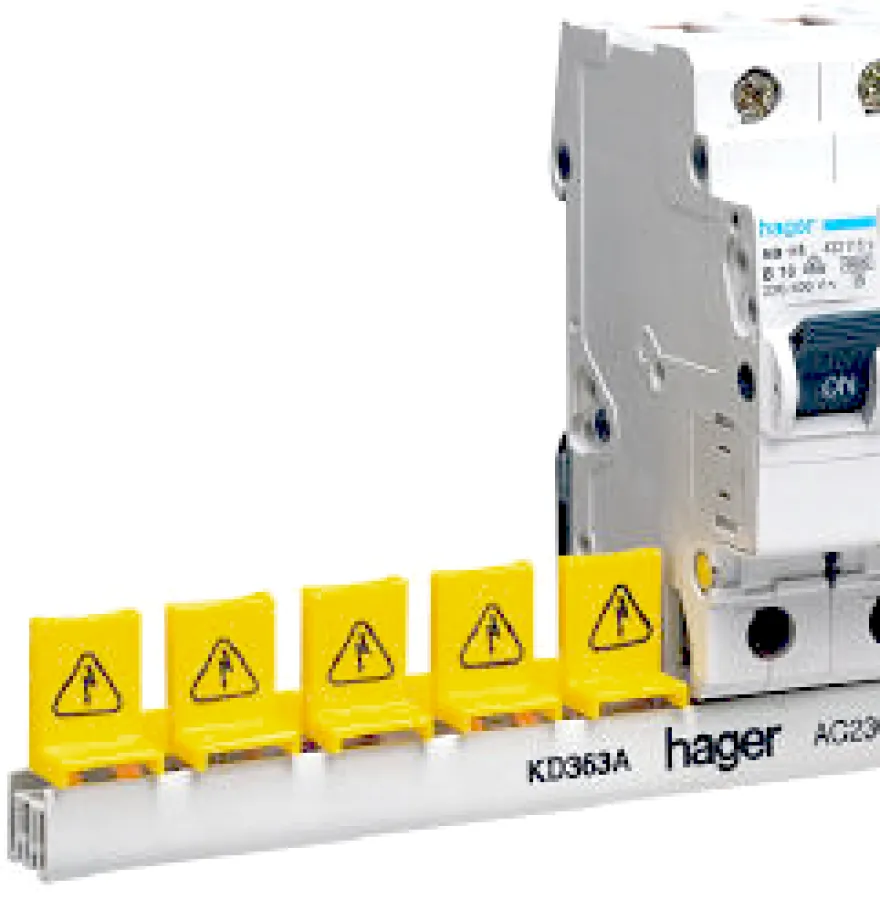 Hager Beröringsskydd 5 Moduler 10st