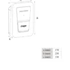 Hager Laddbox Witty One 11kW, 3-fas med typ 2S-uttag
