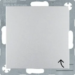 Hager S.1 1-vägsuttag med lock IP44