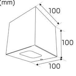 Hide-a-lite Cube II Vägg
