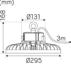 Hide-a-lite Highlite Highbayarmatur IP65 L 120° 4000K