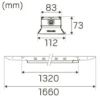 Hide-a-lite Indline G2 IP23 L Casambi PIR