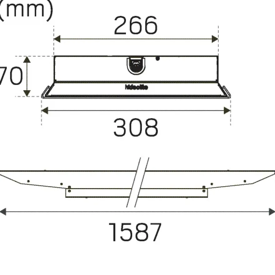 Hide-a-lite Indline Sport Grid IP23 XXL 30° Narrow 4000K
