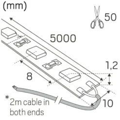 Hide-a-lite LEDstrip Tunable White IP20