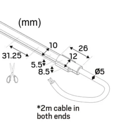 Hide-a-Lite LEDstrip 24V Line IP67 Lowlum