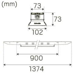 Hide-a-lite Liteline Basic IP23 M 85° 4000K 8650lm