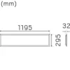 Hide-a-lite Sky Q-Box LED Panel 30x120 DALI CLO