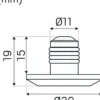 Hide-a-lite Spot Mini VP IP44
