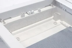 Infälld kombicentral IP30 3/1, 12+2 moduler, Vit metalldörr
