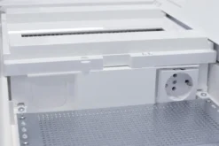 Infälld kombicentral IP30 3/1, 12+2 moduler, Vit metalldörr
