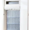 Infälld kombicentral IP30 4/1, 12+2 moduler, Vit metalldörr