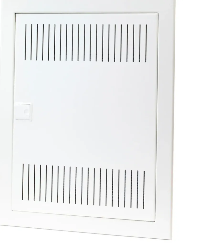 Infälld Mediacentral IP30 2-radig Vit dörr