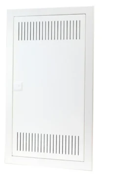 Infälld Mediacentral IP30 3-radig Vit dörr