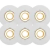J&EL Alna Downlight Matt Vit 6-pack
