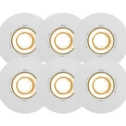 J&EL Alna Downlight Matt Vit 6-pack
